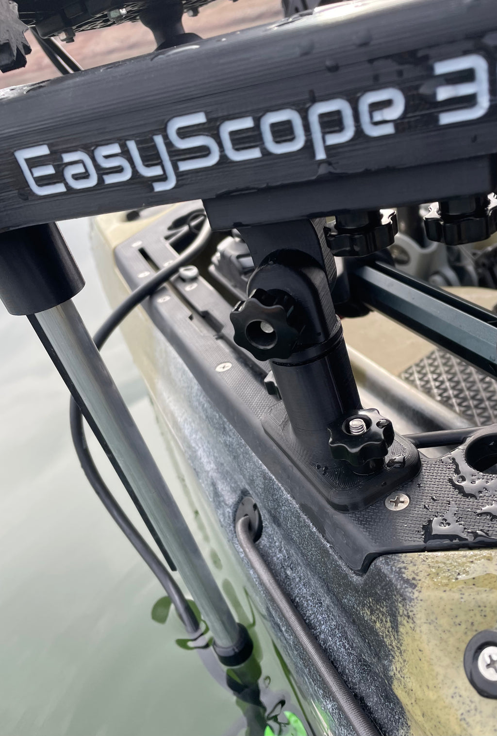 Soporte giratorio para transductores de sondas en tiempo real EasyScope360.