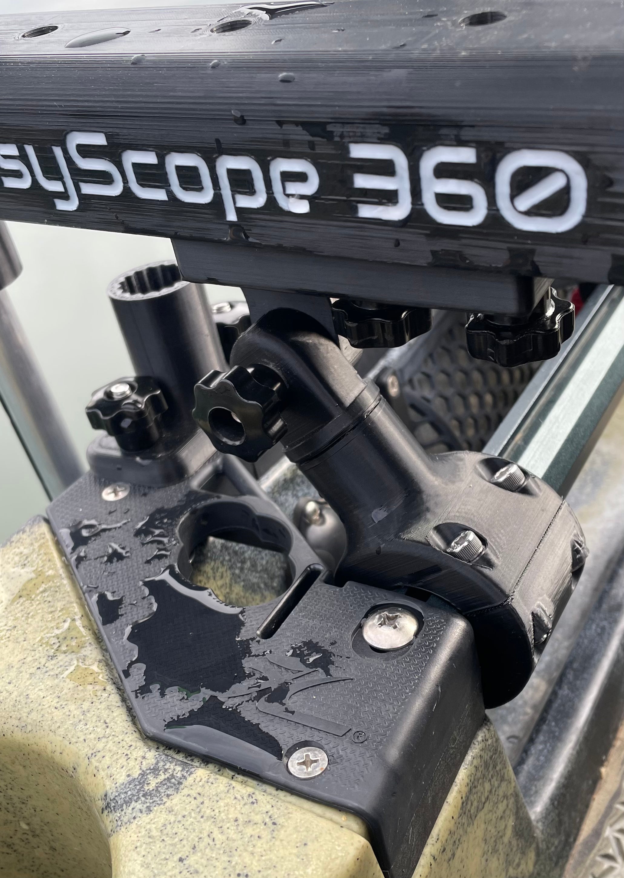 Soporte giratorio para transductores de sondas en tiempo real EasyScope360.