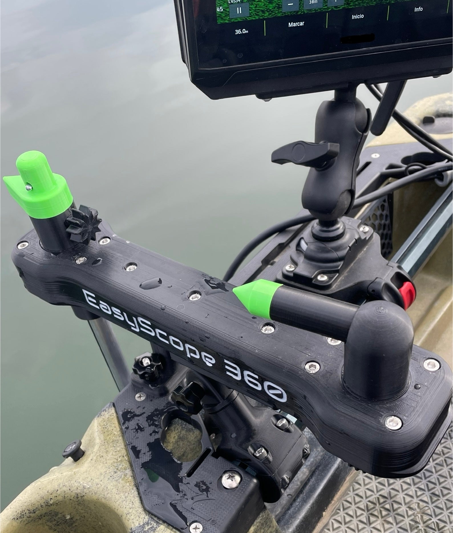 Soporte giratorio para transductores de sondas en tiempo real EasyScope360.